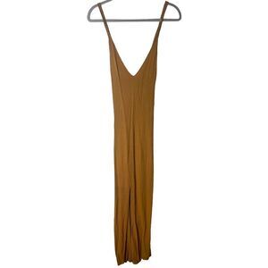 Reformation Backless Maxi Dress with Front Leg Slit